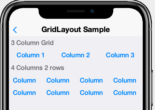 GridLayoutSample